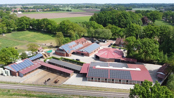 Luftfoto Pferdeklinik Mühlen